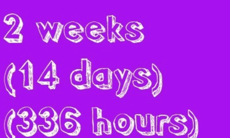 2 Weeks from Today